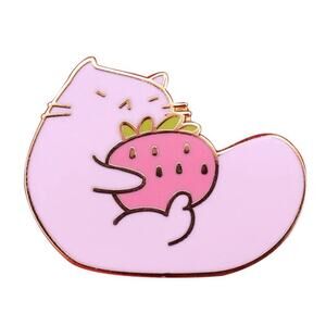 Strawberry Cats Hard Enamel Pins 287-1